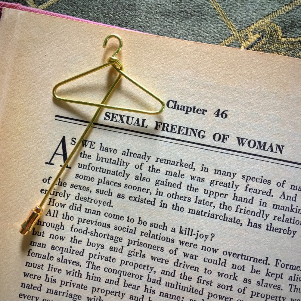 Pro-Choice Pin, Trust Women, Wire Hanger, No More